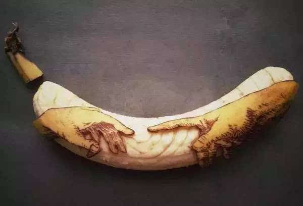 黄渤香蕉作画