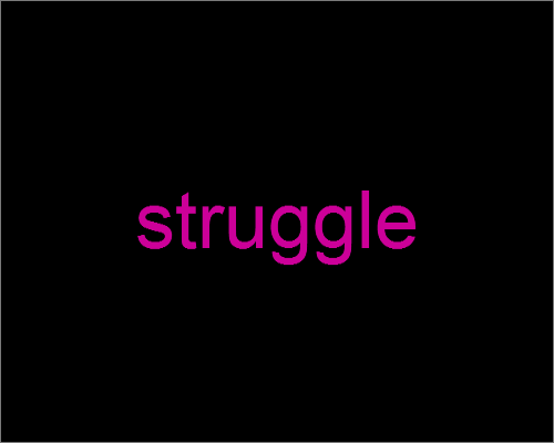 struggle是什么意思 struggle是什么